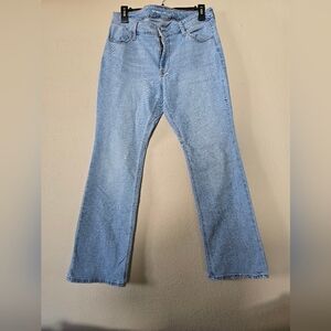Old Navy Light Blue Flare Jeans